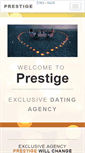 Mobile Screenshot of prestigedatingagency.com